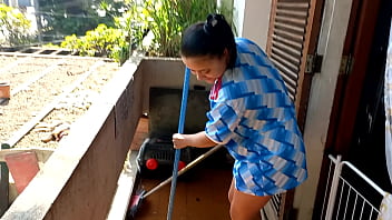 Preview 2 of Japanese Cum Overload - Cachorro no petshop meus vizinhos que lute ao me ver na varanda