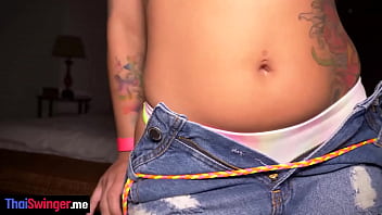 Preview 1 of Fla H New - Wet booty Latina teen Barbara Alves enjoys rough anal sex after fingering