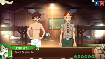 Preview 3 of Sunny Leone Blue 2018 - Game: Camp of Friends,  Path 2,  Episode 47 - Were Taiga and Kiran a couple? (Russian voice acting)