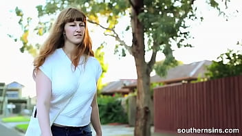 Preview 1 of Big Boobs Daughter Fuck Dad - The van life
