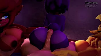 Preview 4 of Men Omen Sex - BONFIE (BONNIE) FNAF Porn/Fredina&#039_s Nightclub Compilation (Furry Porn) [Cally3d]