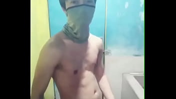 Preview 2 of Xx Terbaru - Sexy boy makes big cumshot in the bathroom