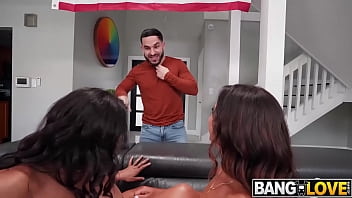 Preview 3 of Qtkfmeyhj - Threesome On the Fourth Lilly Hall,  Kelsi Monroe,  Peter Green
