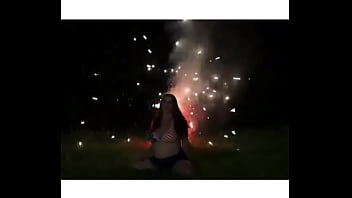 Preview 4 of Amen Dogs Sex - Happy 4th of July! #4thOfJuly #FuturePerfect #fireworks #America
