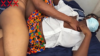 Preview 3 of Sabirna Sabrok - Bbc student shows his huge cock to the horny classmate and fuck her in Ghana school hostel.  Subscribe to Red please