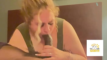 Preview 3 of Bussty Puss - My step sister thinks she can deepthroat my big black cock so I let her try