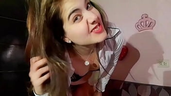 Preview 2 of 13 Years Girl Sex Old Man - morena bailando reggaeton con su co&ntilde_o humedo