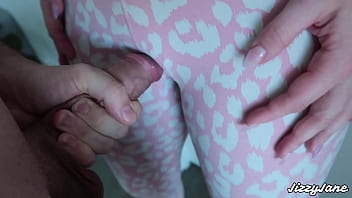 Preview 2 of Xxx Hd Bf Video Com Hd - Fitness babe makes me cum in her panty and pull them up