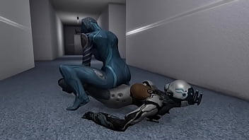 Preview 1 of Talgu Antay Xxx - Warframe Futa Nova Fucks Mag On The Floor