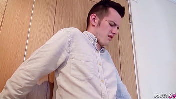 Preview 2 of Boyto Boyxx - Girl next Door teach Nerd Virgin Boy how to Fuck when away