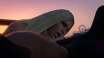 Preview 3 of Alura Janson Olu - GTA 5- Franklin gets a Hooker service