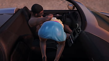 Preview 1 of Alura Janson Olu - GTA 5- Franklin gets a Hooker service