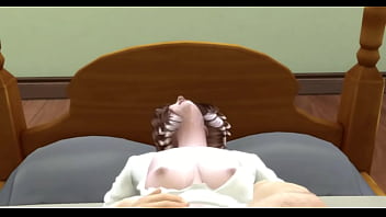 Preview 3 of Fat Old Woman Anal - sims short story