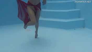 Preview 3 of Hollywood Movies Celebrate Sex - Hottest milf strips underwater
