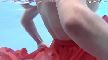 Preview 1 of Hollywood Movies Celebrate Sex - Hottest milf strips underwater