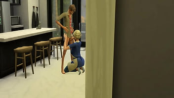 Preview 3 of Xxx Kadeke - Voyeur Life - Brady bunch watching mom give the boy next door a bj secretly