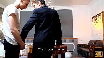Preview 2 of X Xxhxxxhxxx - TUTOR4K. Student hides literature tutors glasses to have sex with her