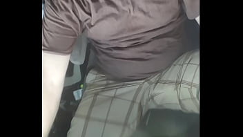 Preview 1 of Fat Asssex - Overcum with pulling out my cock in Supermarket parking lot