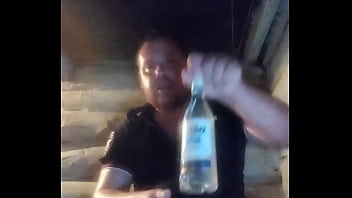 Preview 1 of Brazzer Best Sex Video - A Russian policeman jerks off a dick with a bottle of in the ass!