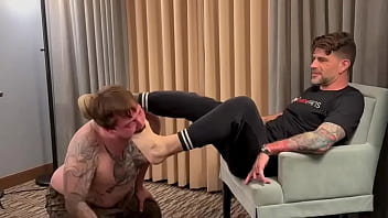 Preview 3 of Kite Boobs In Animal - Foot Fag Worships &amp_ Gets Fucked up
