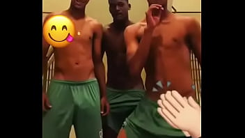 Preview 3 of Boobespressing Video - Jogadores de futebol sem cueca funk novinhos teen soccer player
