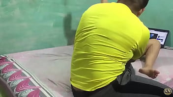 Preview 2 of Daughter Near Dad - Stepbrother seduces his stepsister until he fucks this blonde&#039_s big ass