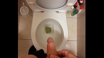 Preview 3 of Girl Kids Creampie - Public toilet piss