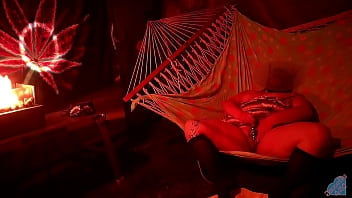 Preview 3 of Schio Girl - Solo masturbation of my wet pussy in the hammock Hammock Hussy 2