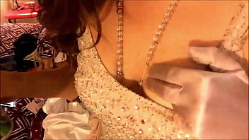 Preview 3 of Teamskit Com - Amoul Solo,  875 - Final - White Slut in Beaded Dress,  Satin,  Thong,  Stockings,  Heels,  Fucking,  Blowjob,  Rimming,  Masturbation,  Sex-Toys