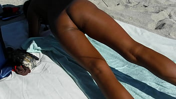 Preview 3 of Bombay Auntysex Videos - Naked workout at the beach