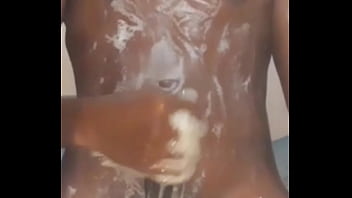 Preview 1 of Jav E Sextape - Guy jerking sensitive cock in the shower