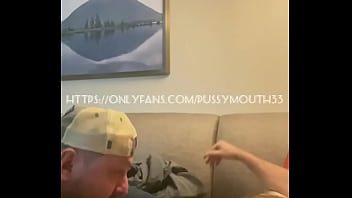 Preview 1 of Stapmomy Stapmomy - Older big dicked ,  kicks back and enjoys my throat.