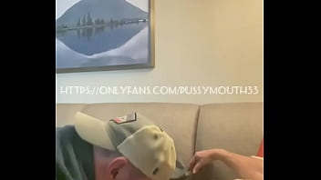 Preview 4 of Stapmomy Stapmomy - Older big dicked ,  kicks back and enjoys my throat.