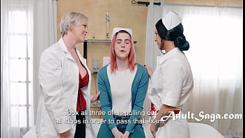 Preview 1 of Vergens Girl - A Display Of Confidence Get Trans Nurse The Job - Dee Williams,  TS Foxxy