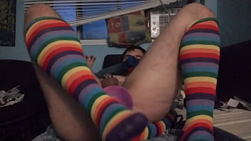 Preview 3 of Kraeean Xxx - I play with but 3 dildo how a good submissive puppy from the smallest to the biggest.