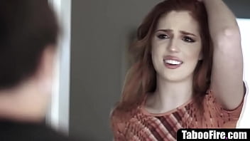 Preview 1 of Blonde Teen First Porn Interview - Young ginger girl cheats on boyfriend with her ex
