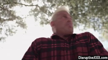 Preview 2 of Bdsm Mini Game - Creepy old man fucks young hiker