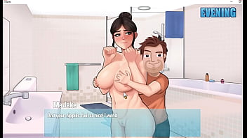 Preview 4 of Face Cum Compilition - House Chores #4 - Groping Big Juicy MILF Tits