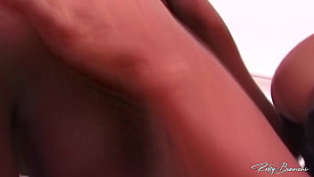 Preview 1 of Sex Hewan Dan Manusia - A young black girl fucks a Brazilian shemale and Pierre DJ