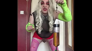 Preview 2 of Xxxxxx Pak - bisexual crossdressing sissy piss slut loves to swallow his pee and cum together