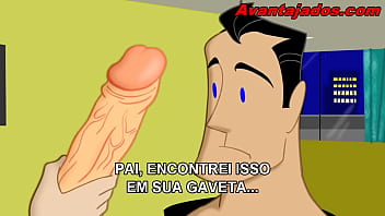 Preview 4 of Enjoyemen Sex Boob - Desenho do Universit&aacute_rio Tarado no Jogo de Cartas