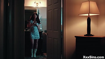 Preview 1 of Brutal Stocking Twins - XxxSins.com - Horny Jane Wilde is single and is longing for sex,  so she calls her two ex boyfriends Alex Mack and Air Thugger to get double penetrated!