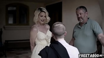 Preview 2 of Grandma Licks Grandma - Stepmom Demands Me To Fuck Her In Front Of My Stupid Cuckold Dad! (Alex Jett &amp_ Kit Mercer) - Full Movie On FreeTaboo.Net