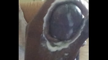 Preview 4 of Cricket Bat - Which one of you bitches can cream on my dick like this