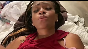 Preview 4 of Sexey Blond Bf - Ebony teen Stepsister &ldquo_KeKe&rdquo_ is a slut