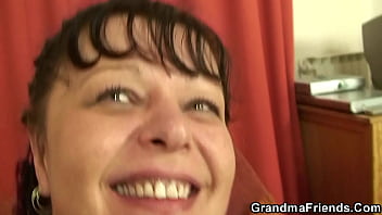 Preview 3 of Ich Anal - Filming big tits mature plumper riding cock POV