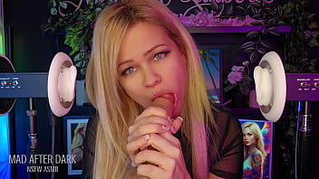 Preview 3 of Police Women Vs Negro Sex - I Smoke,  Deepthroat You and Lick Your Ears (POV ASMR)