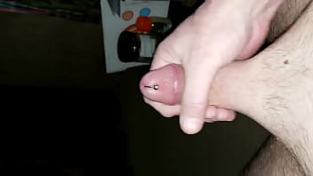 Preview 1 of Rough Behind Milf - Stroking a big load