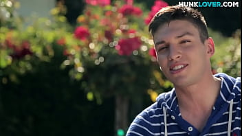 Preview 1 of Hd Accscom - Assfingering amateur jock strokes his dick in solo action