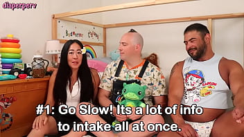 Preview 1 of Dr Shaista Lodhi - ABDL How to train a caregiver with SoggyPrince and BabyDonny